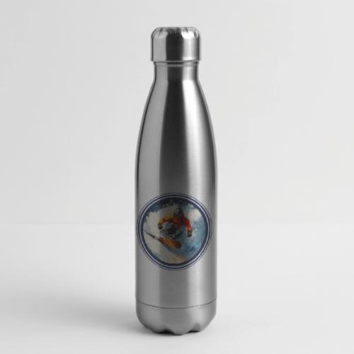 Snowboarding Rebel - 17 oz Insulated Stainless Steel Water Bottle