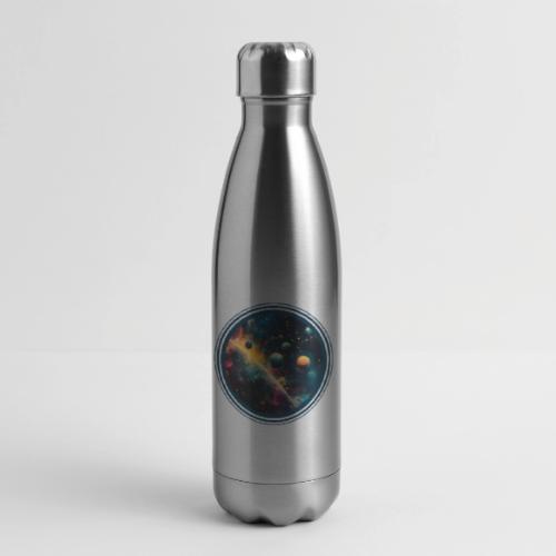 Painted Planetscape - 17 oz Insulated Stainless Steel Water Bottle
