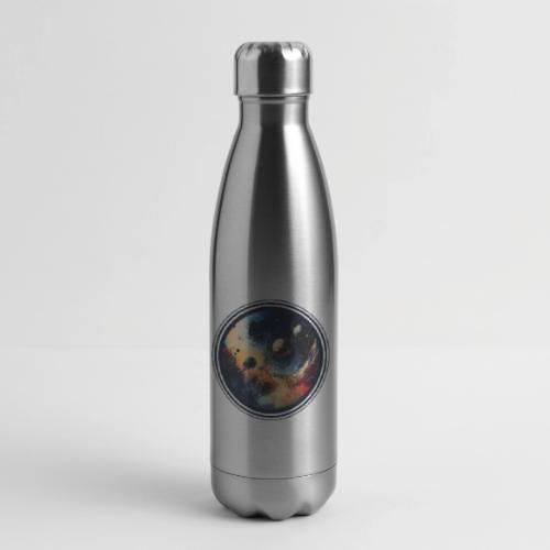 Chaotic Color Planets - 17 oz Insulated Stainless Steel Water Bottle