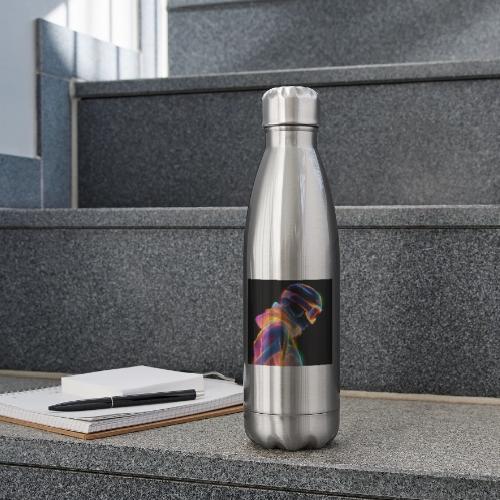 Snowboarding: Neon Gravity Ride - 17 oz Insulated Stainless Steel Water Bottle