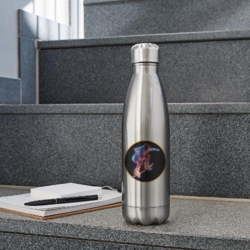 Skateboarding: Neon Skate Orbit - 17 oz Insulated Stainless Steel Water Bottle