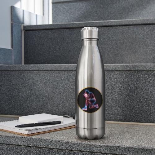 Neon Boxing Focus - 17 oz Insulated Stainless Steel Water Bottle