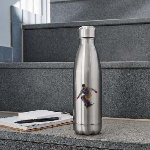 Snowboarding: Frozen Palette - 17 oz Insulated Stainless Steel Water Bottle