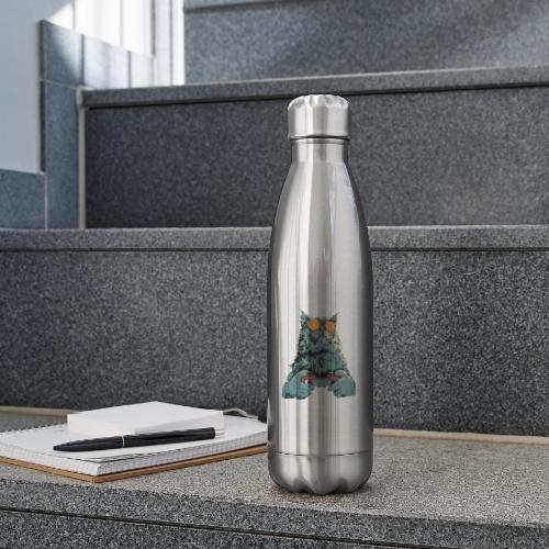 Cat: Fluff Mode On - 17 oz Insulated Stainless Steel Water Bottle