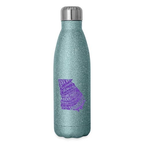 Savannah Directions - Purple - 17 oz Insulated Stainless Steel Water Bottle