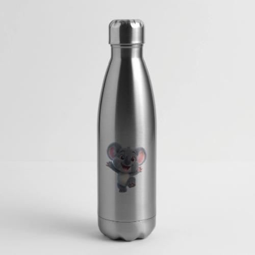 Joyful 3D Baby Koala with Arms Up - 17 oz Insulated Stainless Steel Water Bottle