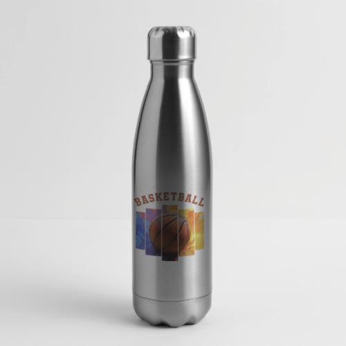 Basketball Pulse - 17 oz Insulated Stainless Steel Water Bottle