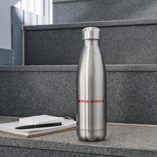 Nova Scotia Script - 17 oz Insulated Stainless Steel Water Bottle