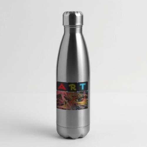 Chaotic Threads of Art - 17 oz Insulated Stainless Steel Water Bottle