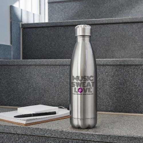 MUSIC SWEAT LOVE - 17 oz Insulated Stainless Steel Water Bottle