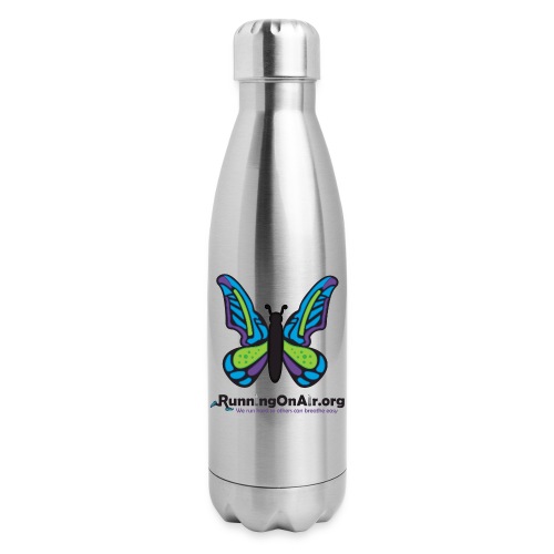 ROA TShirtFront Light shirt - 17 oz Insulated Stainless Steel Water Bottle