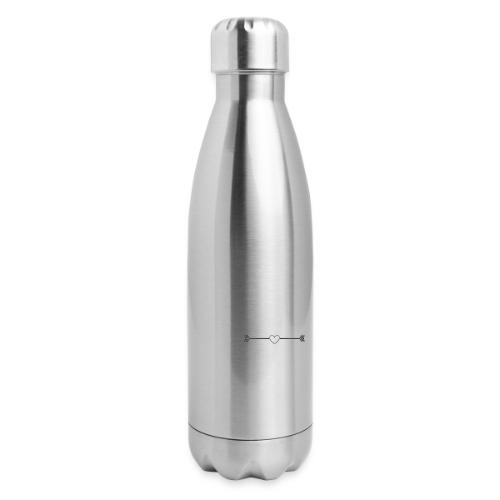 Data is My Love Language (dark) - 17 oz Insulated Stainless Steel Water Bottle