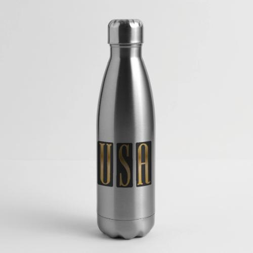 USA Gold Monolith - 17 oz Insulated Stainless Steel Water Bottle