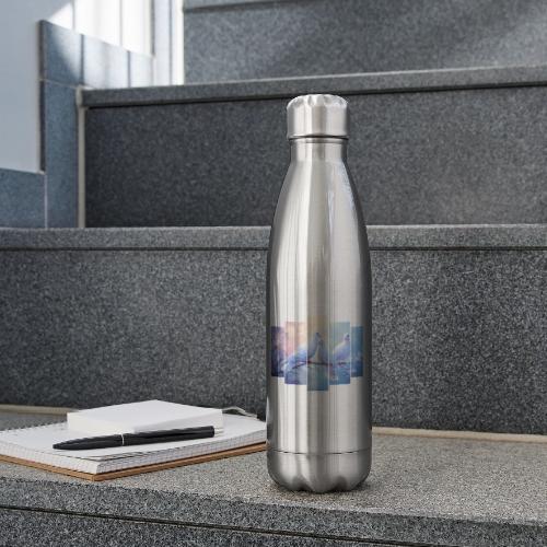 Symbols of Peace and Serenity - 17 oz Insulated Stainless Steel Water Bottle