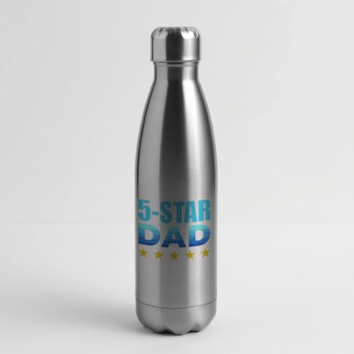 Five Stars Dad - 17 oz Insulated Stainless Steel Water Bottle