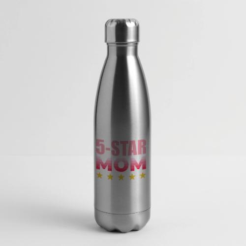 Five Stars Mom - 17 oz Insulated Stainless Steel Water Bottle