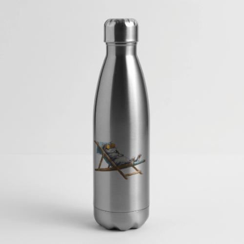Sunshine Cat Mode - 17 oz Insulated Stainless Steel Water Bottle
