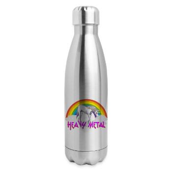 Heavy Metal - 17 oz Insulated Stainless Steel Water Bottle - silver - Right