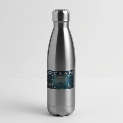 Ocean: Dolphin’s Serenity - 17 oz Insulated Stainless Steel Water Bottle