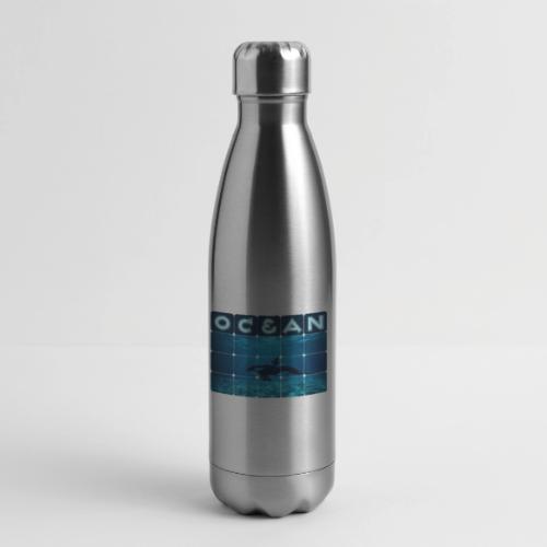 Ocean: Orca in Motion - 17 oz Insulated Stainless Steel Water Bottle