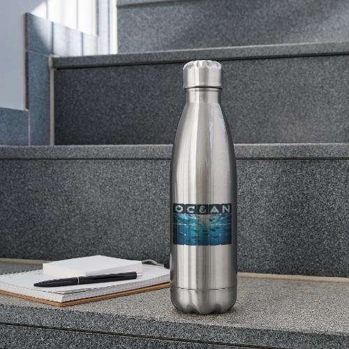 Ocean: Silver Tide - 17 oz Insulated Stainless Steel Water Bottle