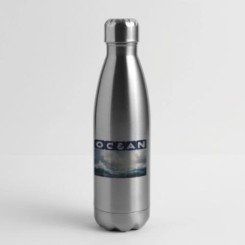 Ocean: Waves of Fury - 17 oz Insulated Stainless Steel Water Bottle