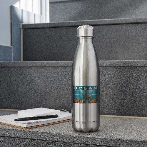 Ocean: Gentle Voyager - 17 oz Insulated Stainless Steel Water Bottle