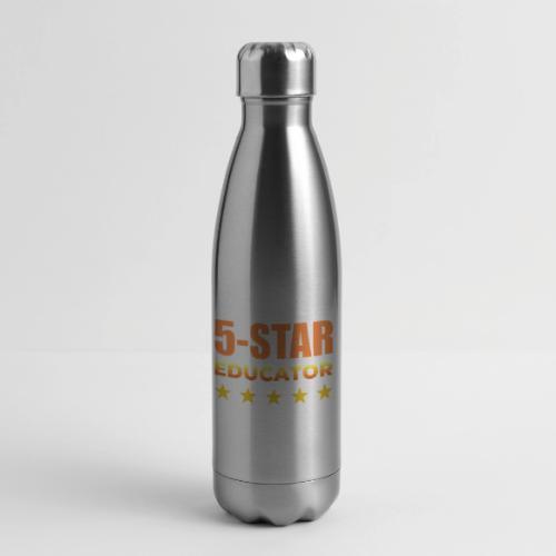 Five-Star Educator - 17 oz Insulated Stainless Steel Water Bottle