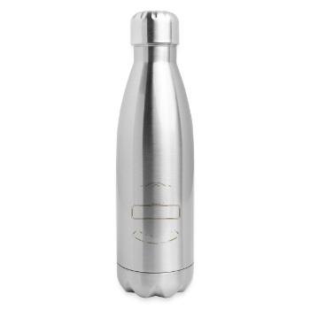 Police Birthday Gifts Not Getting Old Becoming - 17 oz Insulated Stainless Steel Water Bottle - silver - Right