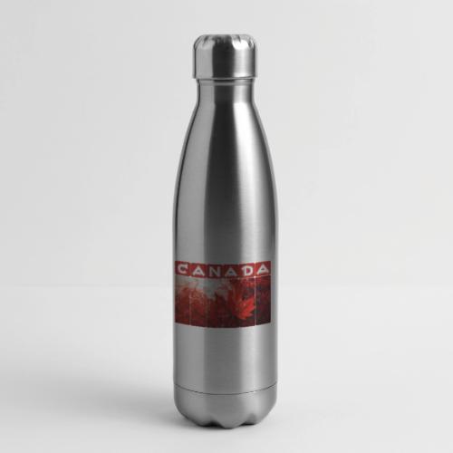 Canada Painted Pride - 17 oz Insulated Stainless Steel Water Bottle