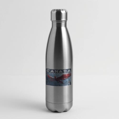 Canada Rising - 17 oz Insulated Stainless Steel Water Bottle