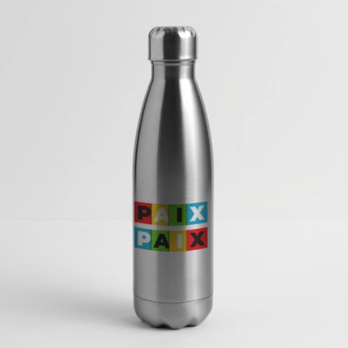 Peace in Colour - 17 oz Insulated Stainless Steel Water Bottle