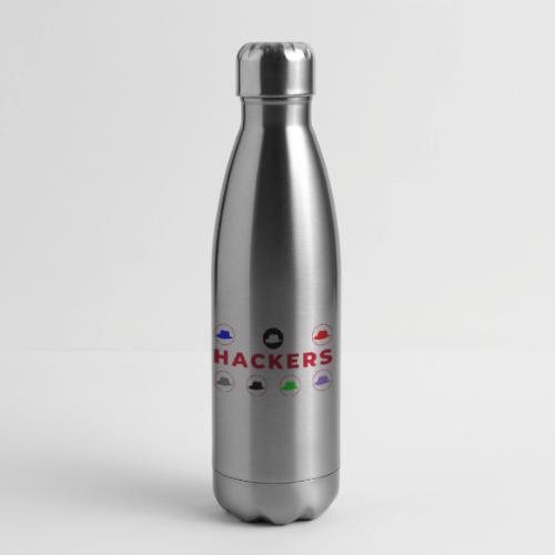 The Spectrum of Hackers - 17 oz Insulated Stainless Steel Water Bottle