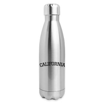 California - 17 oz Insulated Stainless Steel Water Bottle - silver - Right