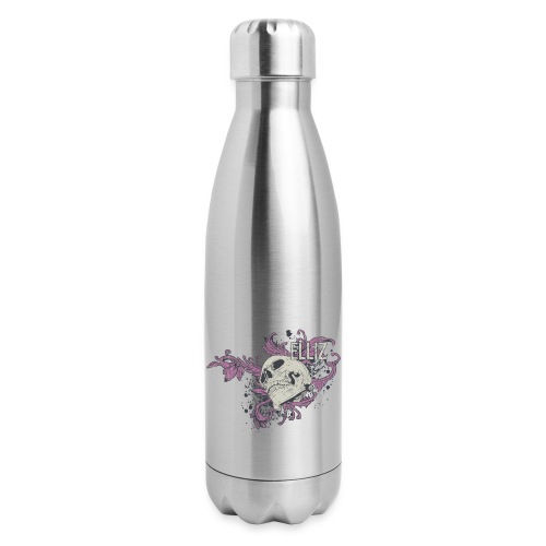 Ornamental Skull Bandana - Insulated Stainless Steel Water Bottle