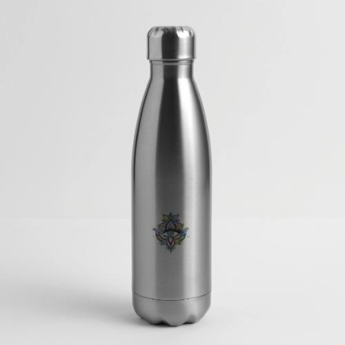 Third Eye Mandala - Moon Cycle Design - 17 oz Insulated Stainless Steel Water Bottle
