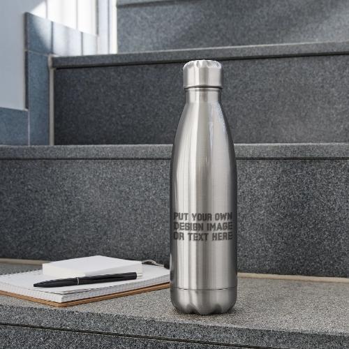 Make your apparel with your design, image and text - 17 oz Insulated Stainless Steel Water Bottle