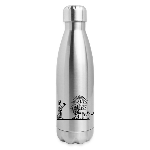 Lion and Sun in Ancient Iran - Insulated Stainless Steel Water Bottle