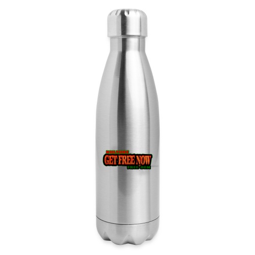 The Get Free Now Line - 17 oz Insulated Stainless Steel Water Bottle