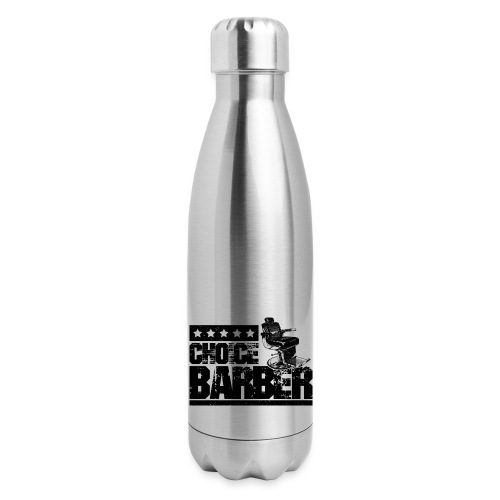 Choice Barber 5-Star Barber - Black - Insulated Stainless Steel Water Bottle
