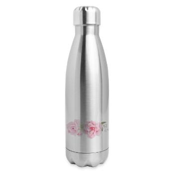 Queer & Trans Youth You Are Loved - 17 oz Insulated Stainless Steel Water Bottle - silver - Right