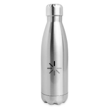 In Thinking Humor - 17 oz Insulated Stainless Steel Water Bottle - silver - Right