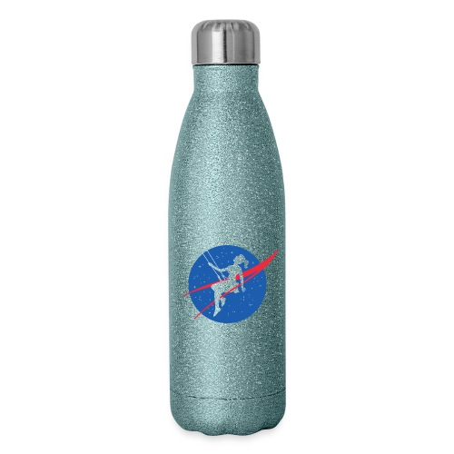 In Space No one Can Hear You Swing - 17 oz Insulated Stainless Steel Water Bottle