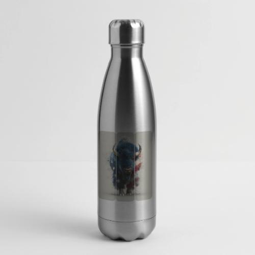 USA: Spirit of the Plains - 17 oz Insulated Stainless Steel Water Bottle
