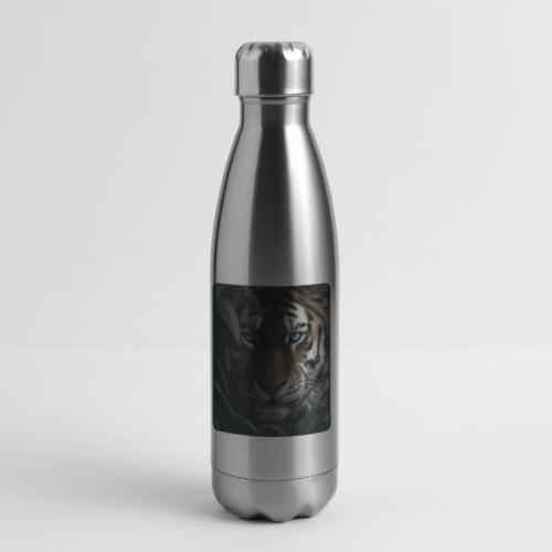 Tiger Jungle Eyes Wildlife Design - 17 oz Insulated Stainless Steel Water Bottle