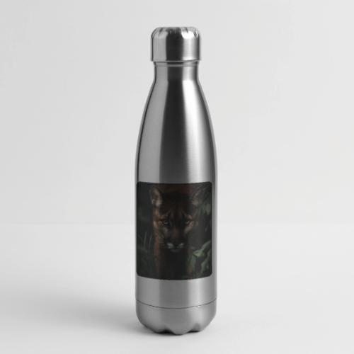 Cougar Jungle Predator Design - 17 oz Insulated Stainless Steel Water Bottle