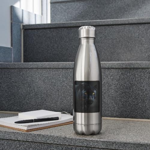 Black Panther Glowing Eyes Design - 17 oz Insulated Stainless Steel Water Bottle