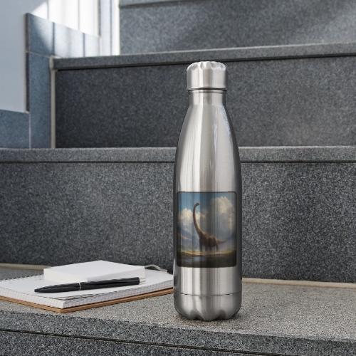 Brachiosaurus Valley Landscape Design - 17 oz Insulated Stainless Steel Water Bottle
