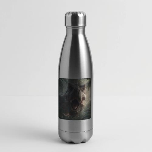T Rex Jungle Roar Design - 17 oz Insulated Stainless Steel Water Bottle