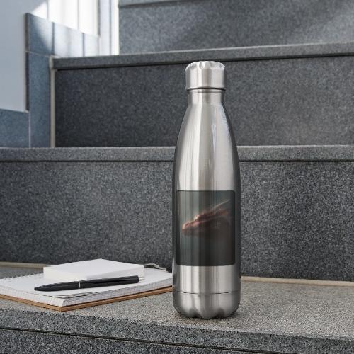 Red Dragon Fog Portrait Design - 17 oz Insulated Stainless Steel Water Bottle